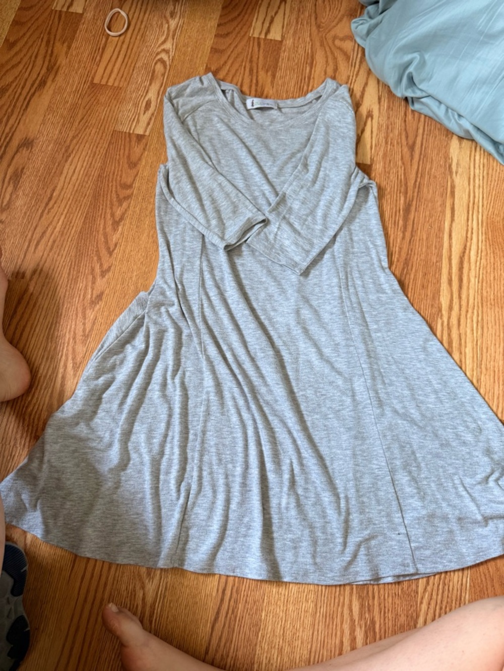 Women's Casual Gray maternity Dress - Comfortable Everyday Style